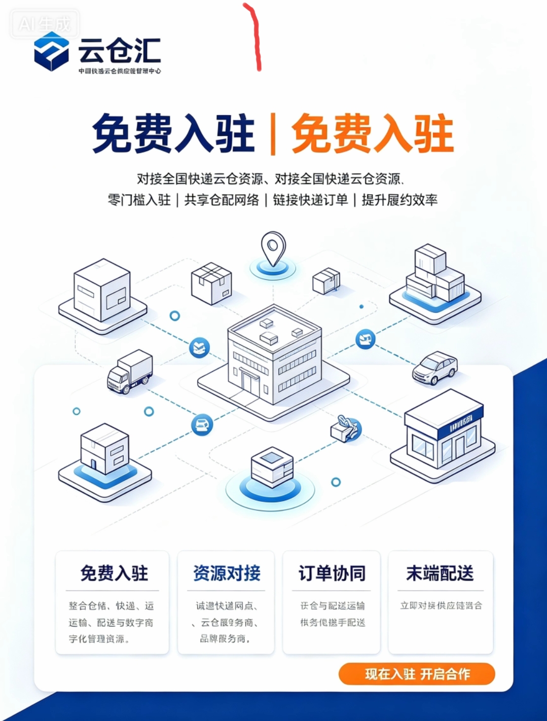🔥云仓汇｜全程免费入驻-云仓汇 快递云仓网  中仓汇供应链管理中心