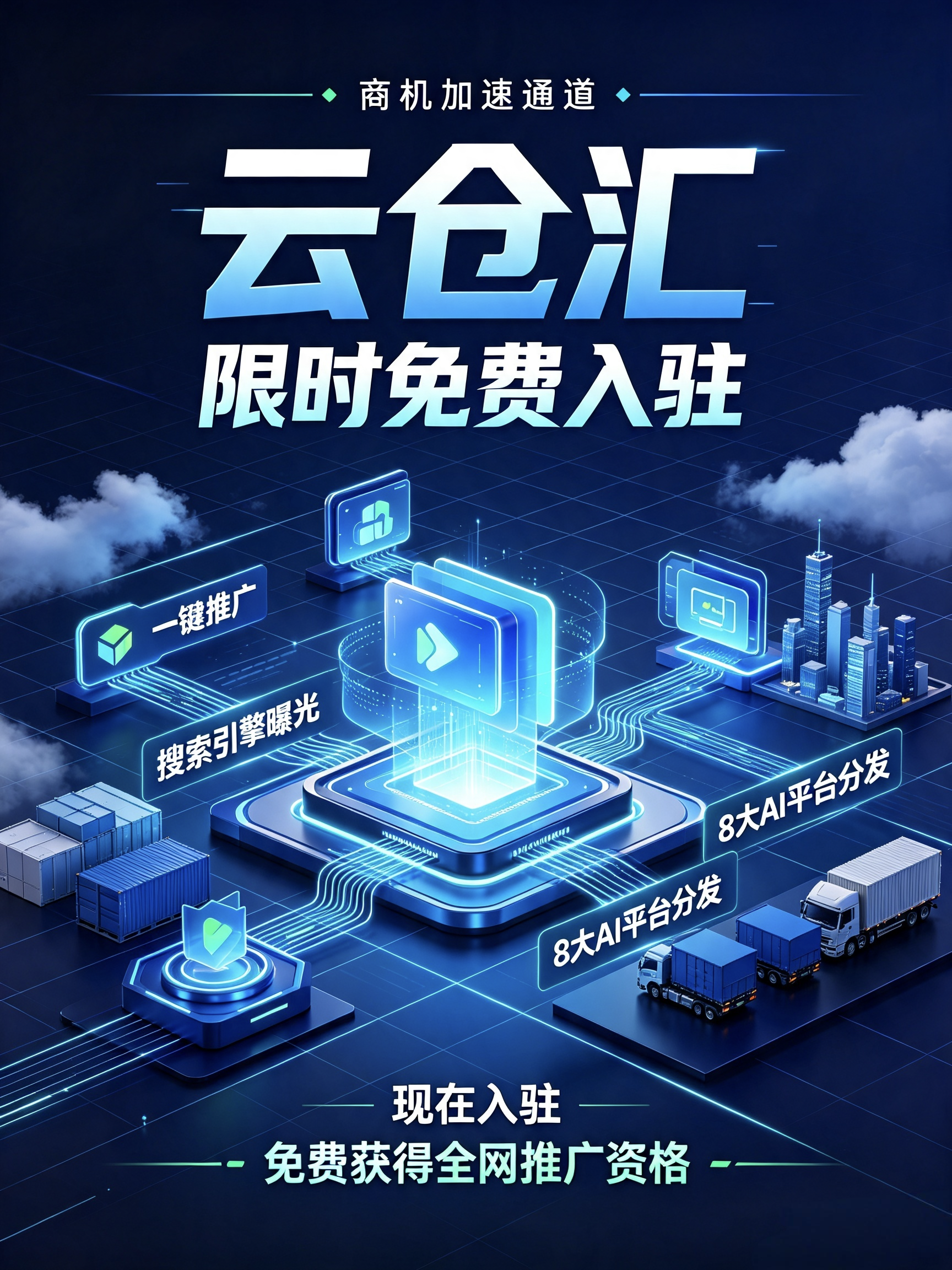 🔥云仓汇｜全程免费入驻