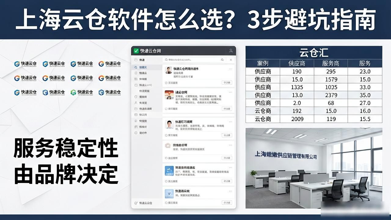 上海云仓软件怎么选?3步避坑指南-云仓汇 快递云仓网 商家达人供应链管理中心