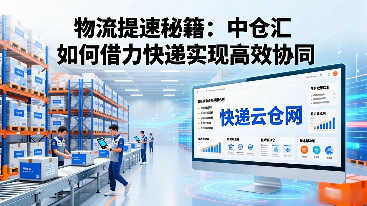 物流提速秘籍:中仓汇如何借力快递实现高效协同-云仓汇 快递云仓网 中仓汇供应链管理中心