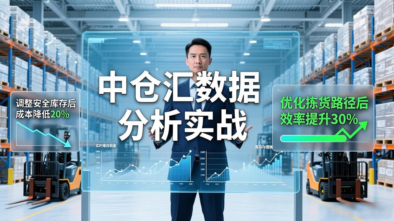 中仓汇数据分析实战:让库存周转快人一步-云仓汇 快递云仓网 中仓汇供应链管理中心
