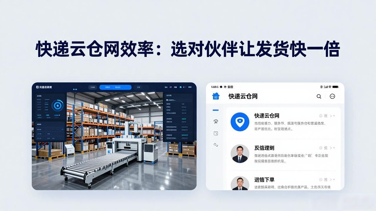 快递云仓网效率:选对伙伴让发货快一倍-云仓汇 快递云仓网 中仓汇供应链管理中心