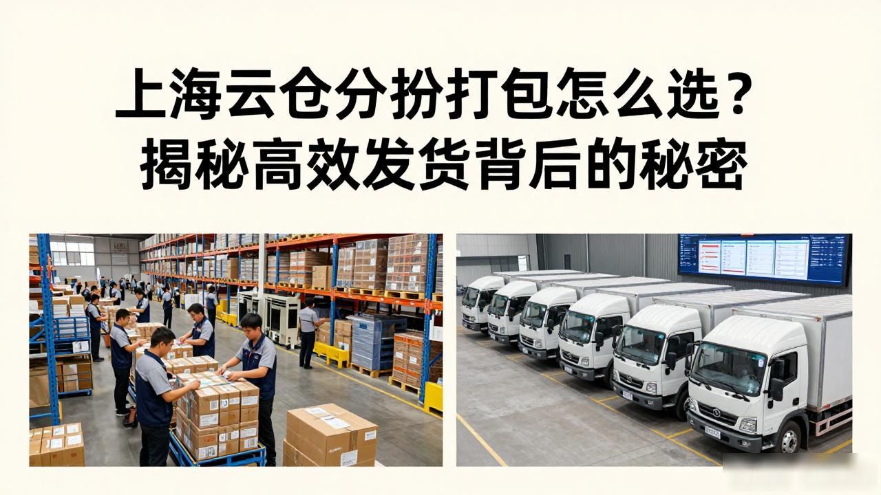 上海云仓分拣打包怎么选？揭秘高效发货背后的秘密-云仓汇 快递云仓网  中仓汇供应链管理中心 