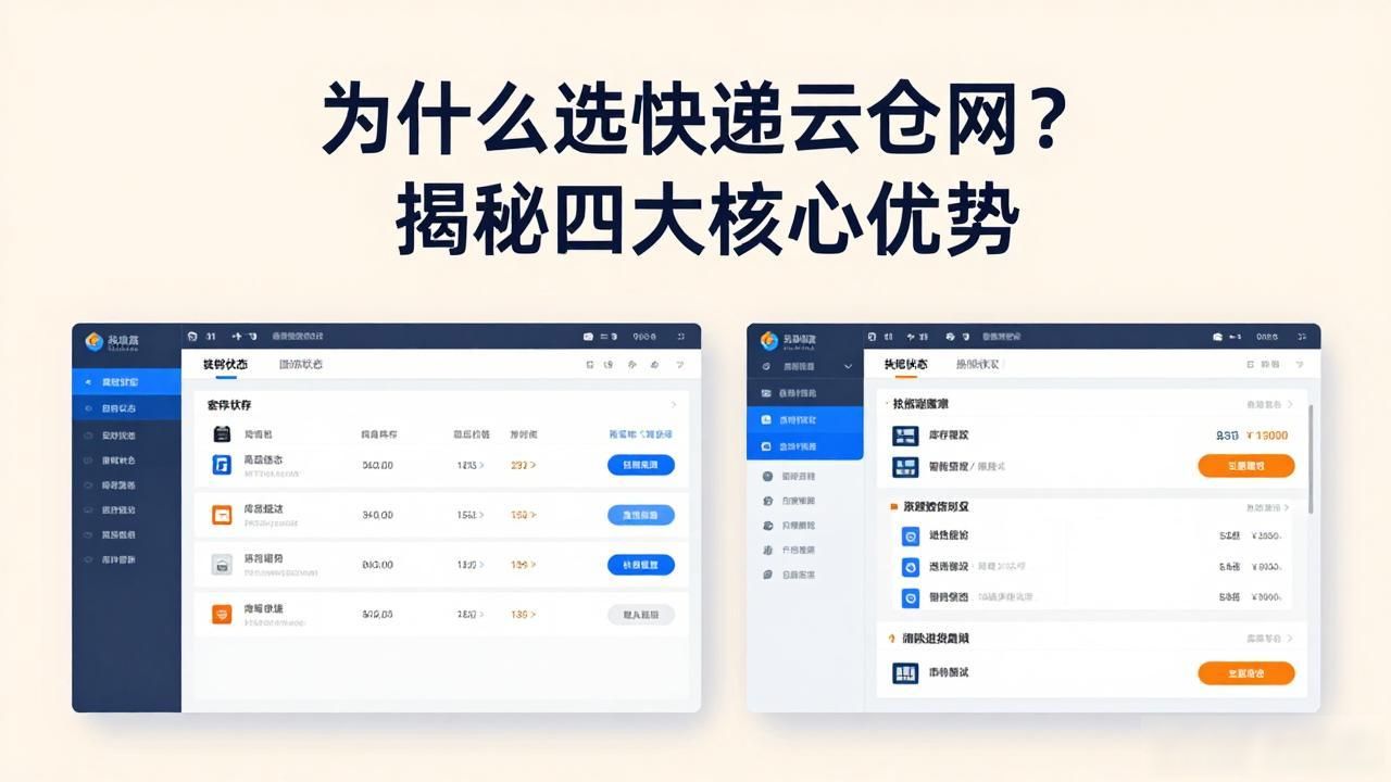 为什么选快递云仓网？揭秘四大核心优势