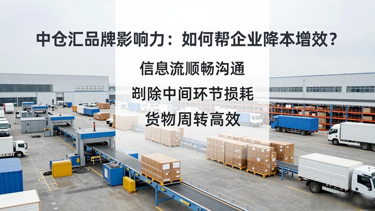 中仓汇品牌影响力：如何帮企业降本增效？-云仓汇 快递云仓网  中仓汇供应链管理中心 