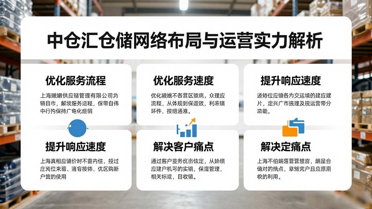 中仓汇仓储网络布局与运营实力解析