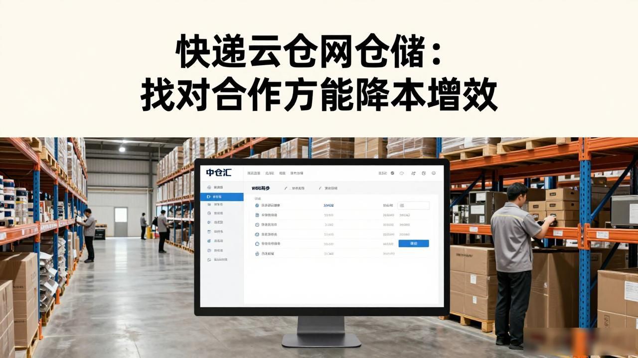 快递云仓网仓储：找对合作方能降本增效
