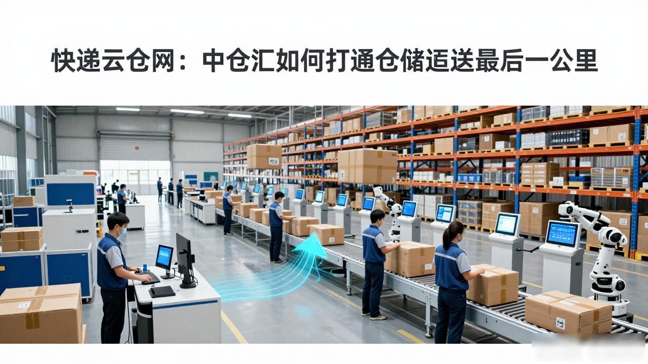 快递云仓网：中仓汇如何打通仓储配送最后一公里