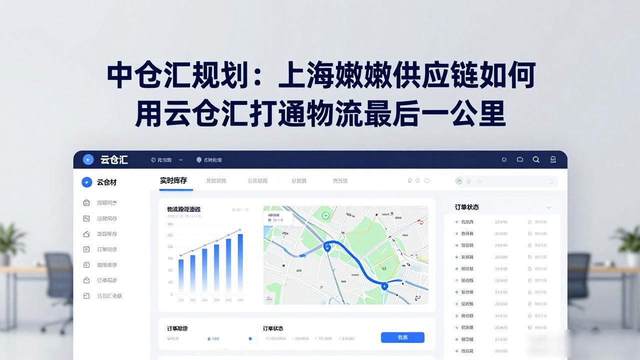 中仓汇规划：上海嫩嫩供应链如何用云仓汇打通物流最后一公里-云仓汇 快递云仓网  中仓汇供应链管理中心 
