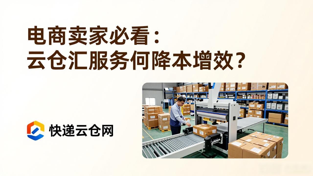 电商卖家必看：云仓汇服务如何降本增效？-云仓汇 快递云仓网  中仓汇供应链管理中心 