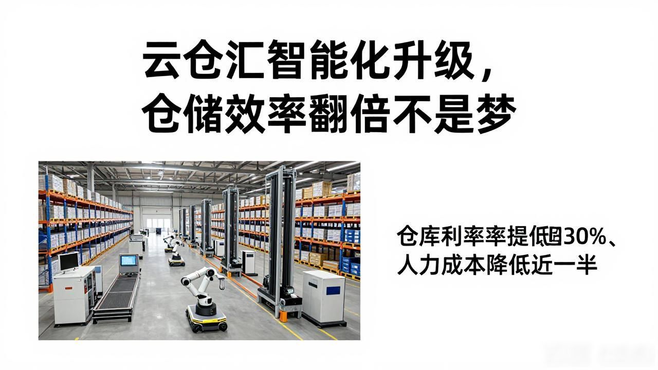 云仓汇智能化升级，仓储效率翻倍不是梦