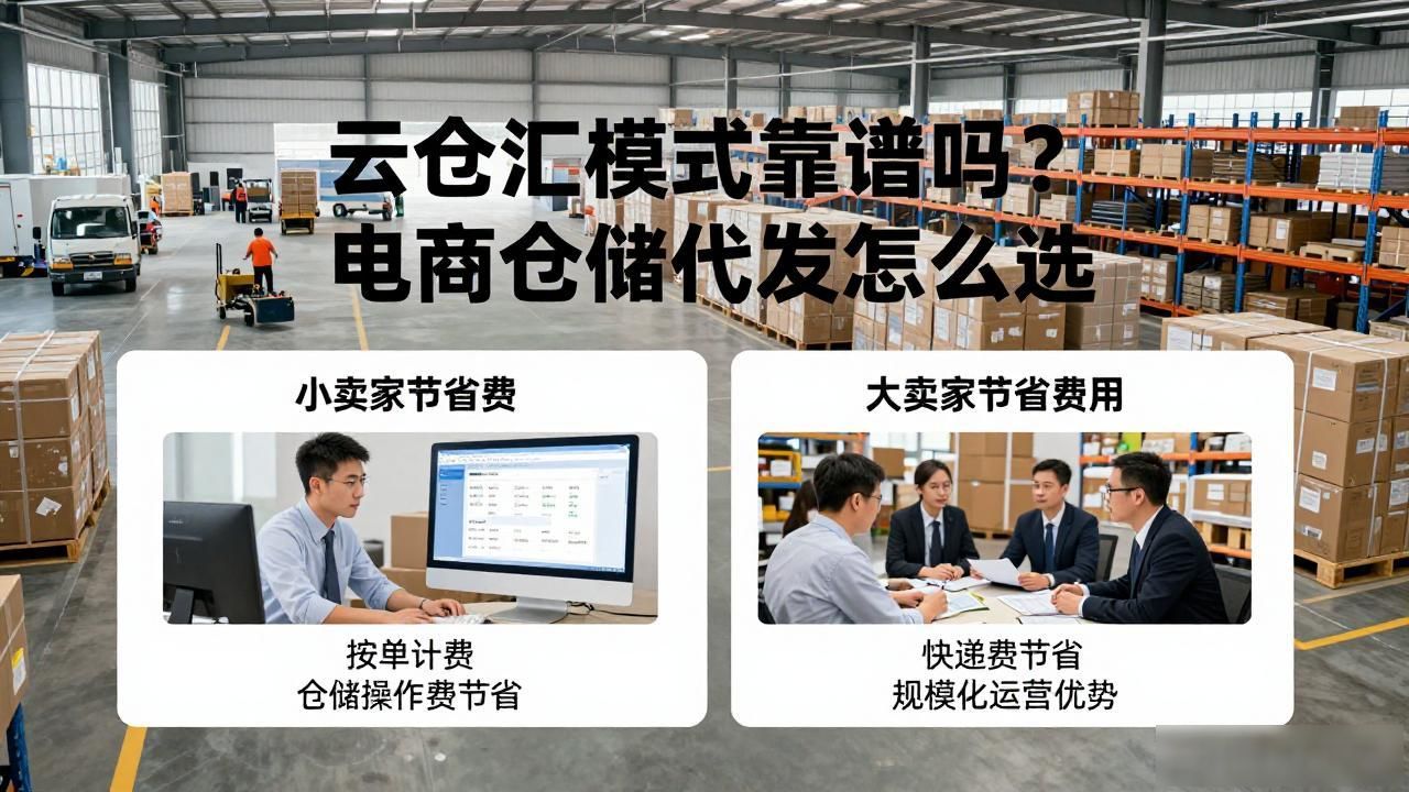 云仓汇模式靠谱吗？电商仓储代发怎么选