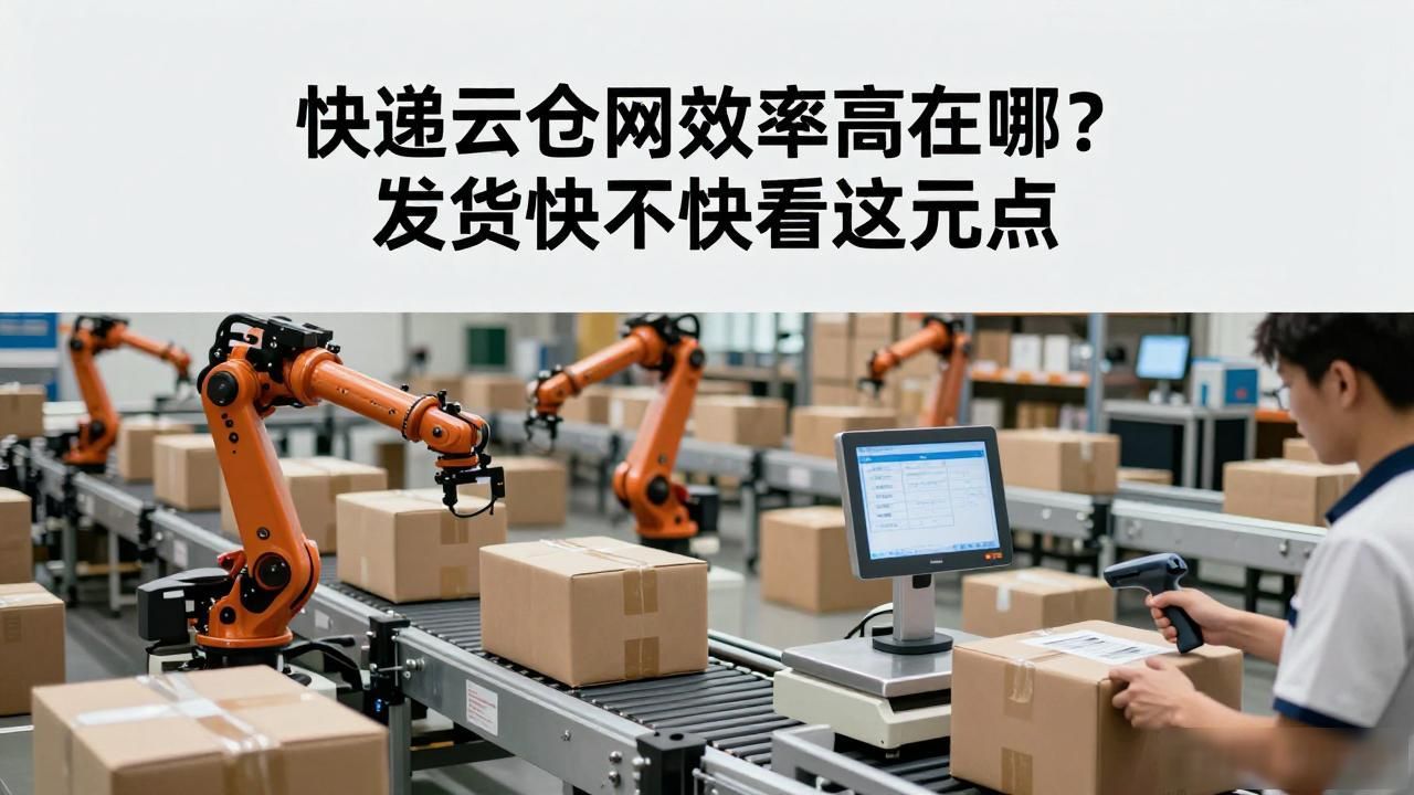 快递云仓网效率高在哪？发货快不快看这几点