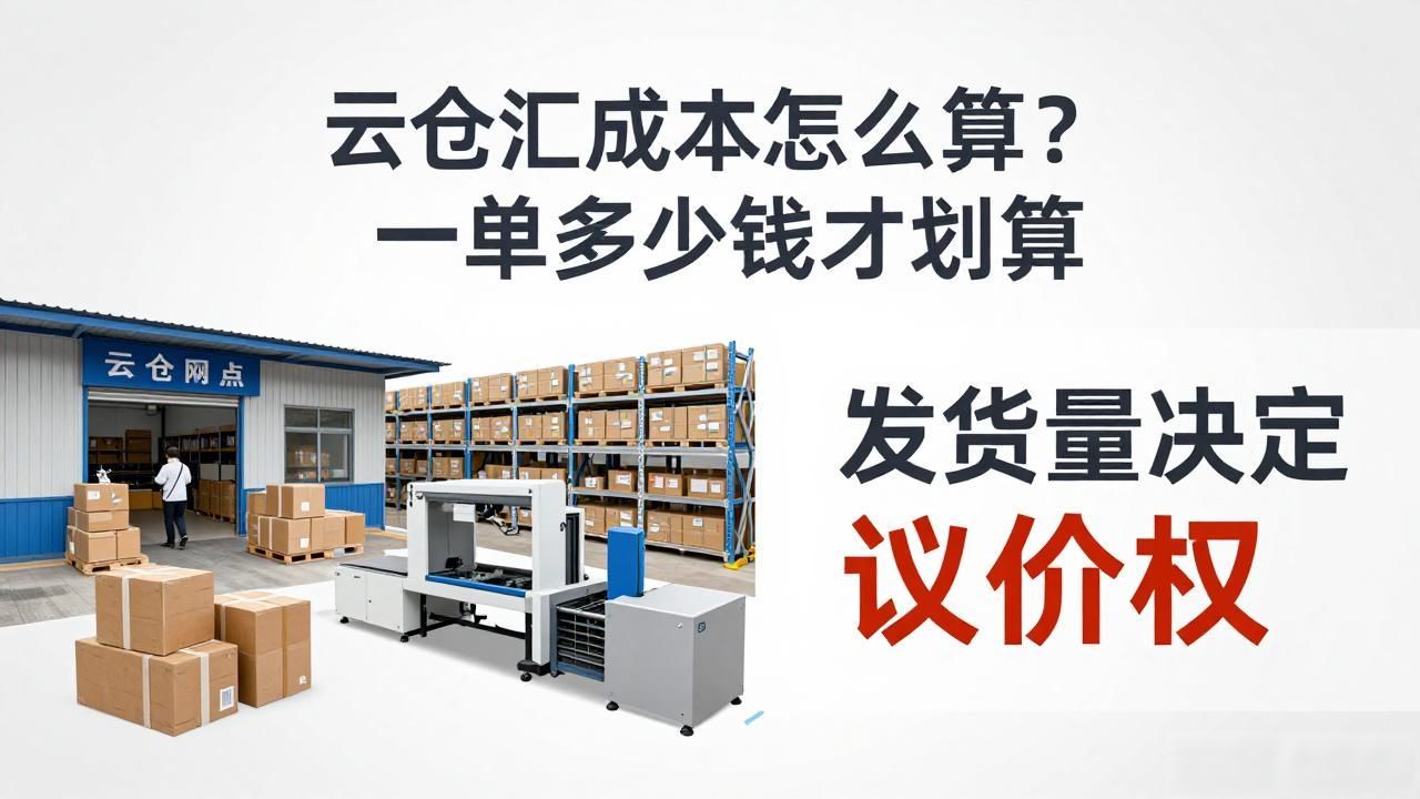 云仓汇成本怎么算？一单多少钱才划算