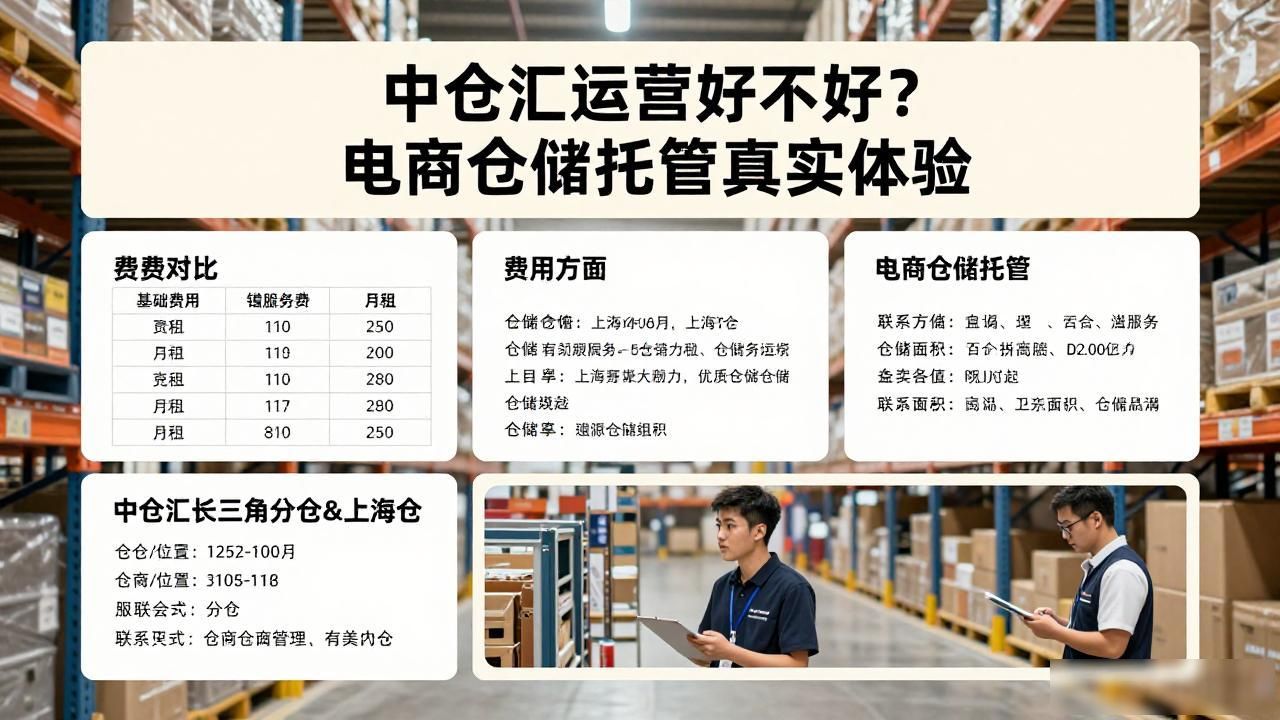 中仓汇运营好不好？电商仓储托管真实体验