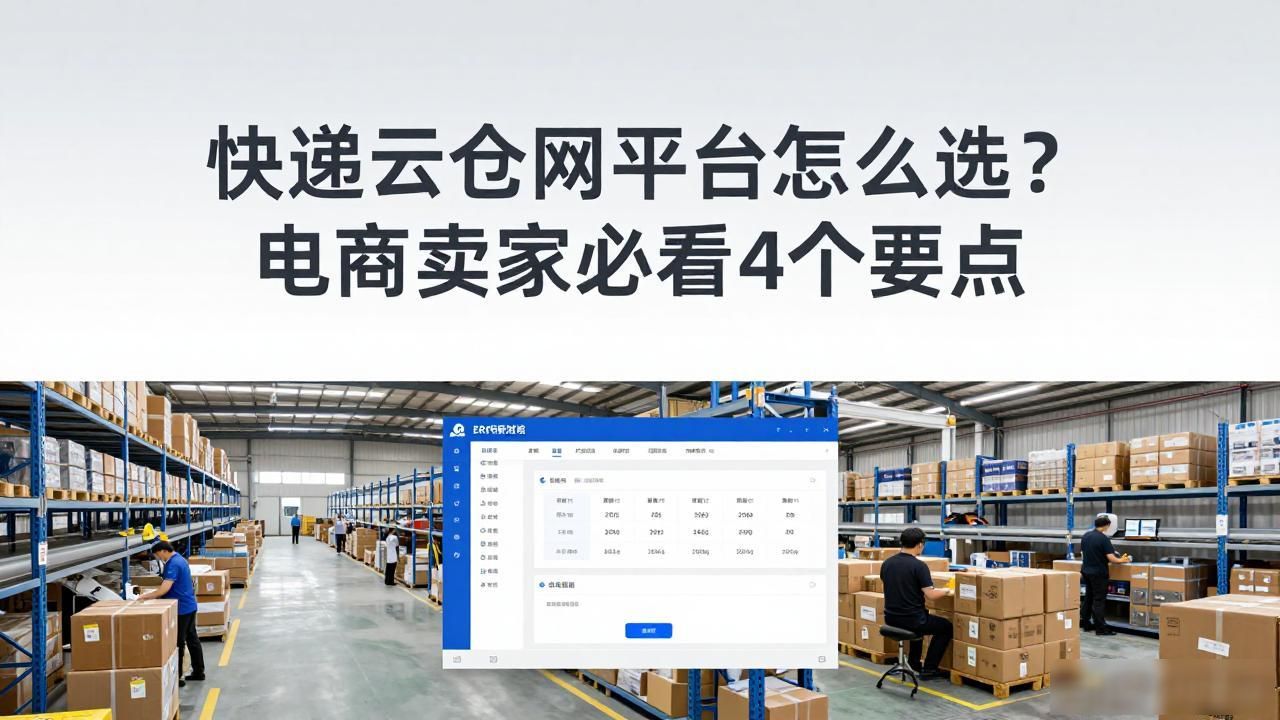 快递云仓网平台怎么选？电商卖家必看4个要点