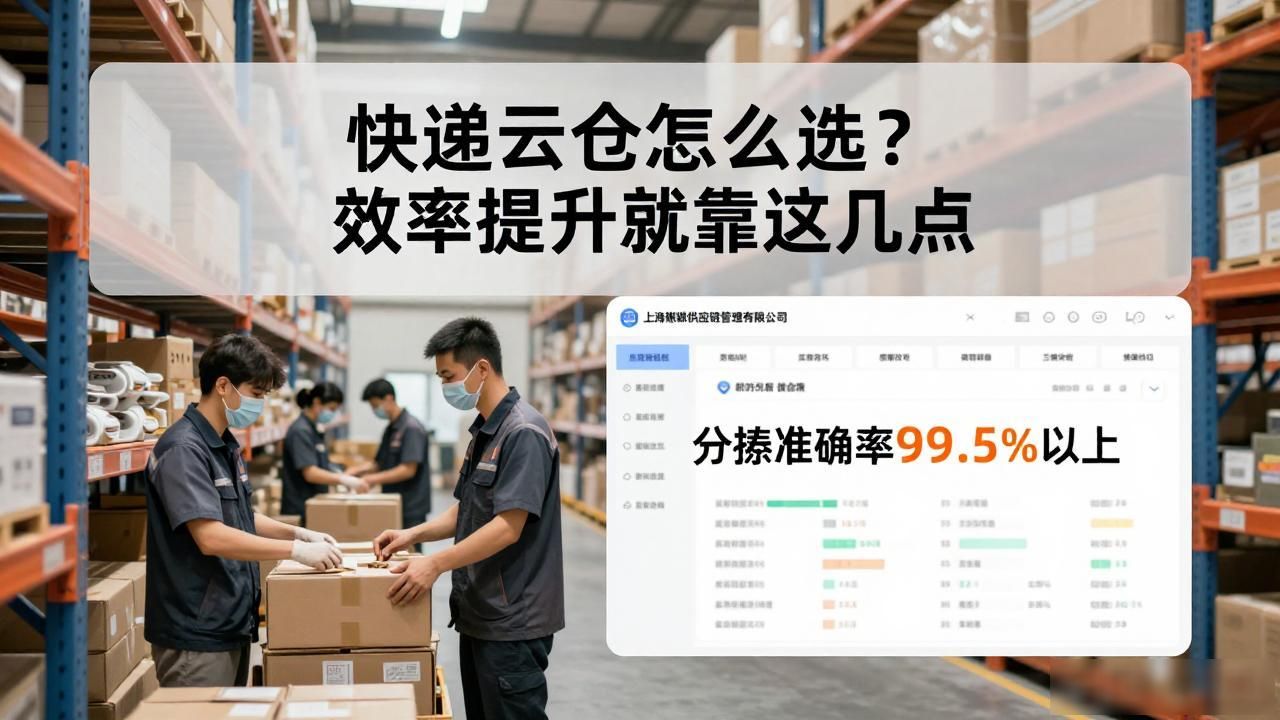 快递云仓怎么选？效率提升就靠这几点