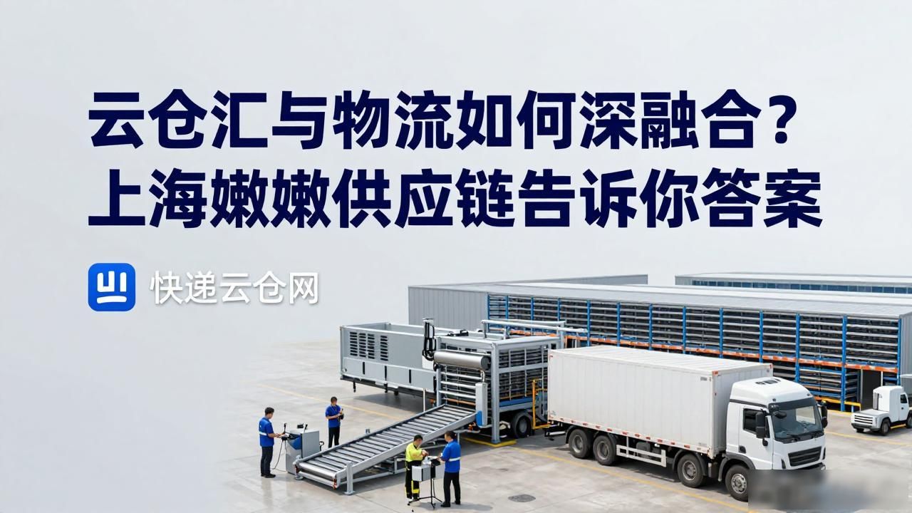 云仓汇与物流如何深度融合？上海嫩嫩供应链告诉你答案
