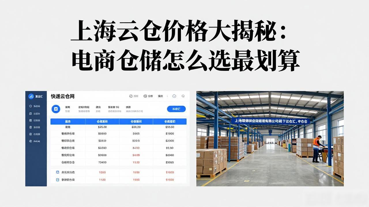 上海云仓价格大揭秘：电商仓储怎么选最划算