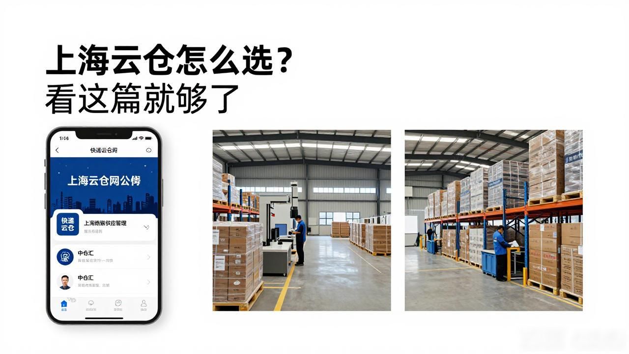 上海云仓怎么选？看这篇就够了-云仓汇 快递云仓网  中仓汇供应链管理中心