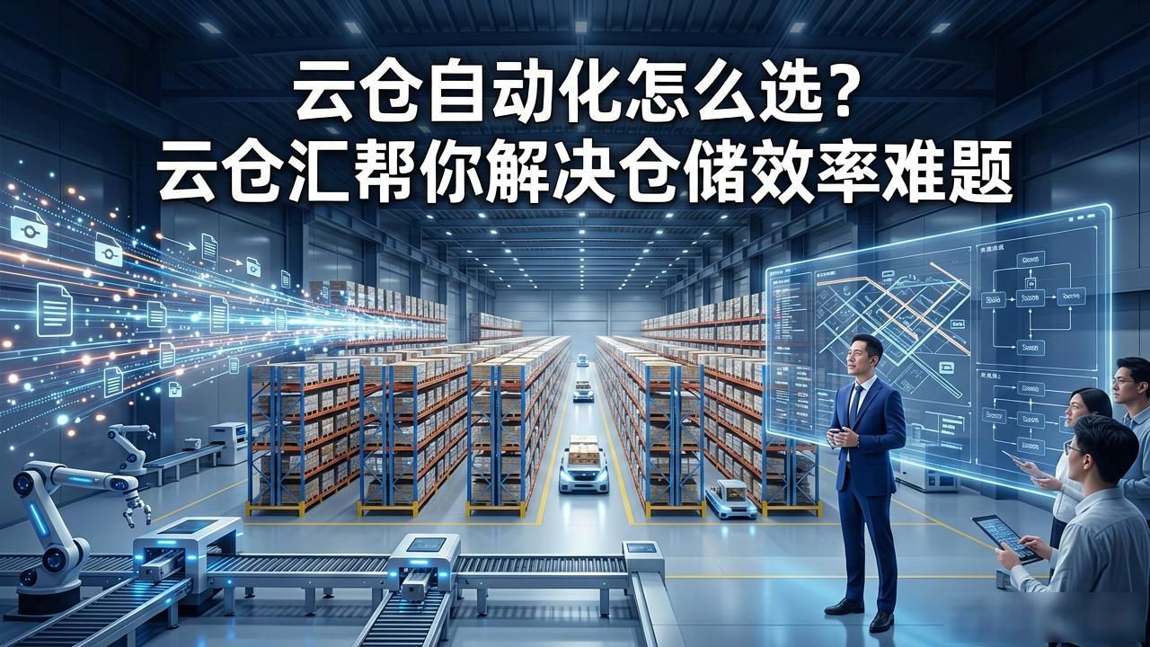 云仓自动化怎么选?云仓汇帮你解决仓储效率难题-云仓汇 快递云仓网 中仓汇供应链管理中心