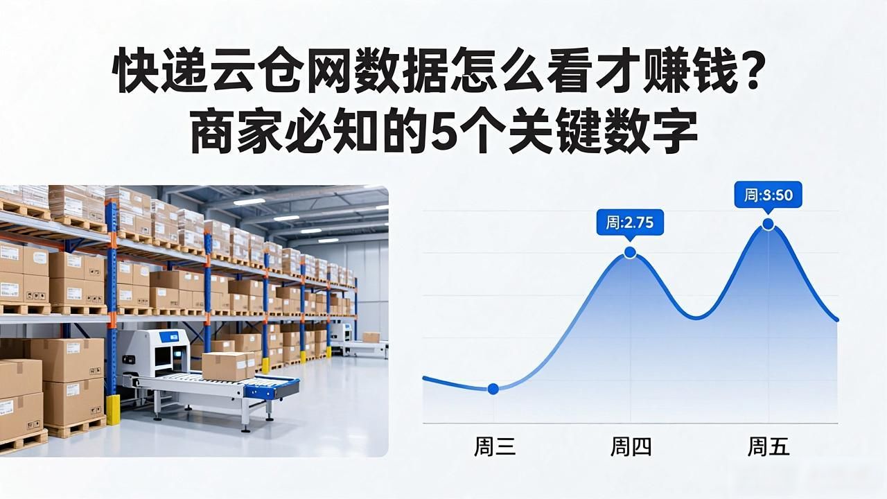 快递云仓网数据怎么看才赚钱？商家必知的5个关键数字