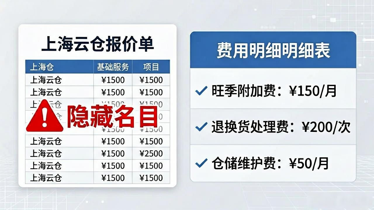 上海云仓费用怎么算？一文搞懂收费标准-云仓汇 快递云仓网  中仓汇供应链管理中心