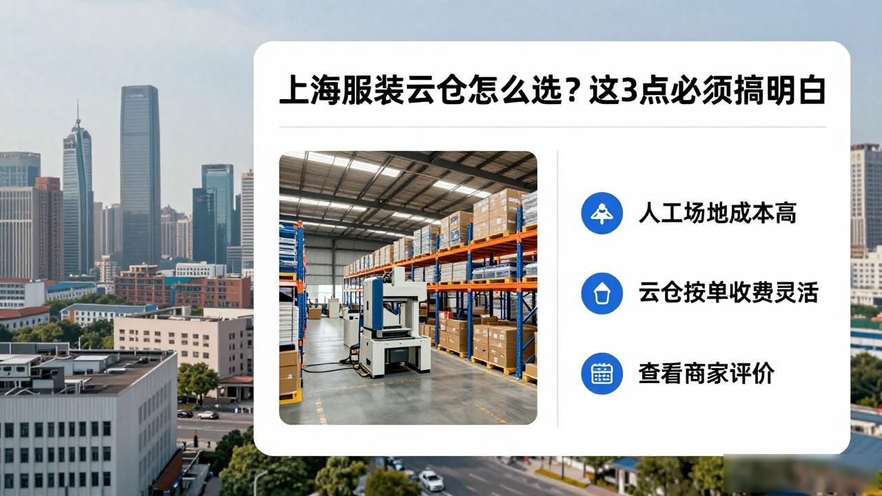 上海服装云仓怎么选？这3点必须搞明白