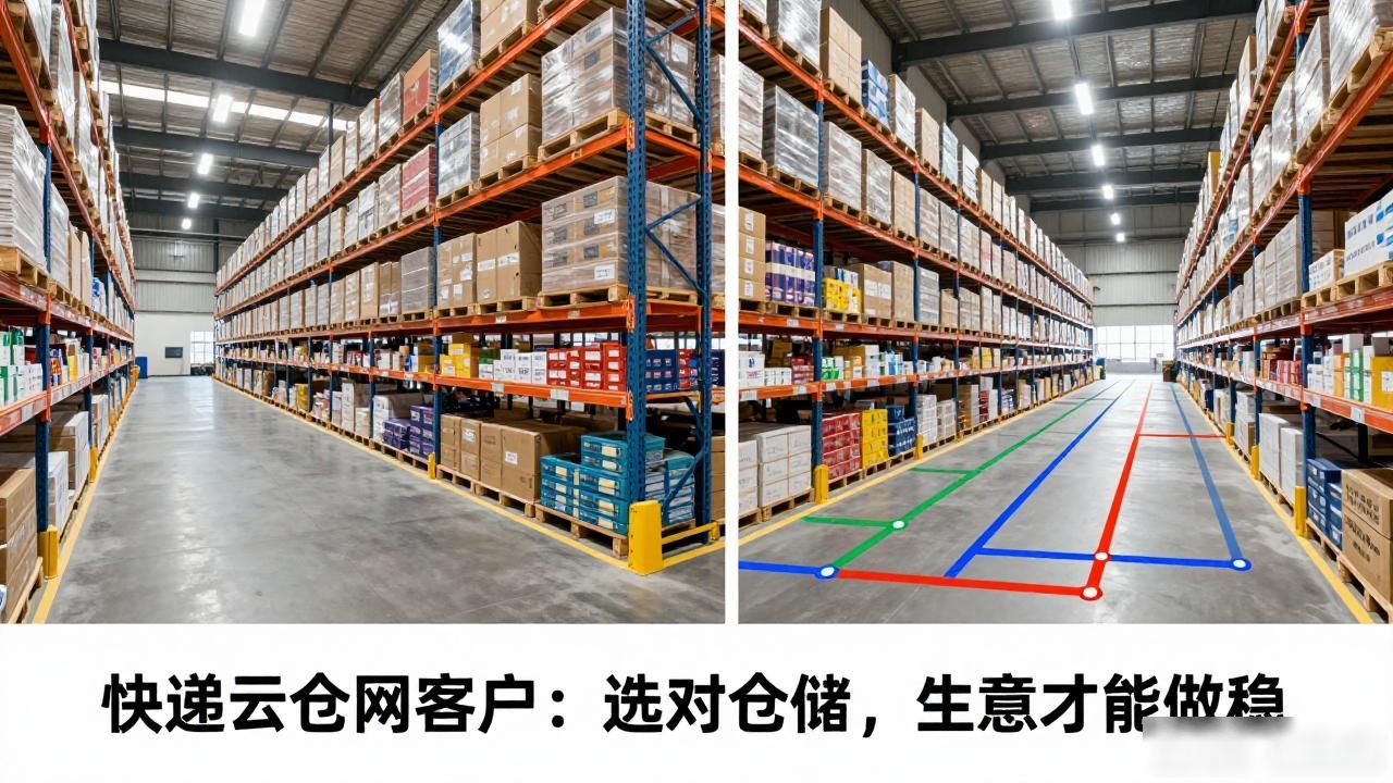 快递云仓网客户：选对仓储，生意才能做稳