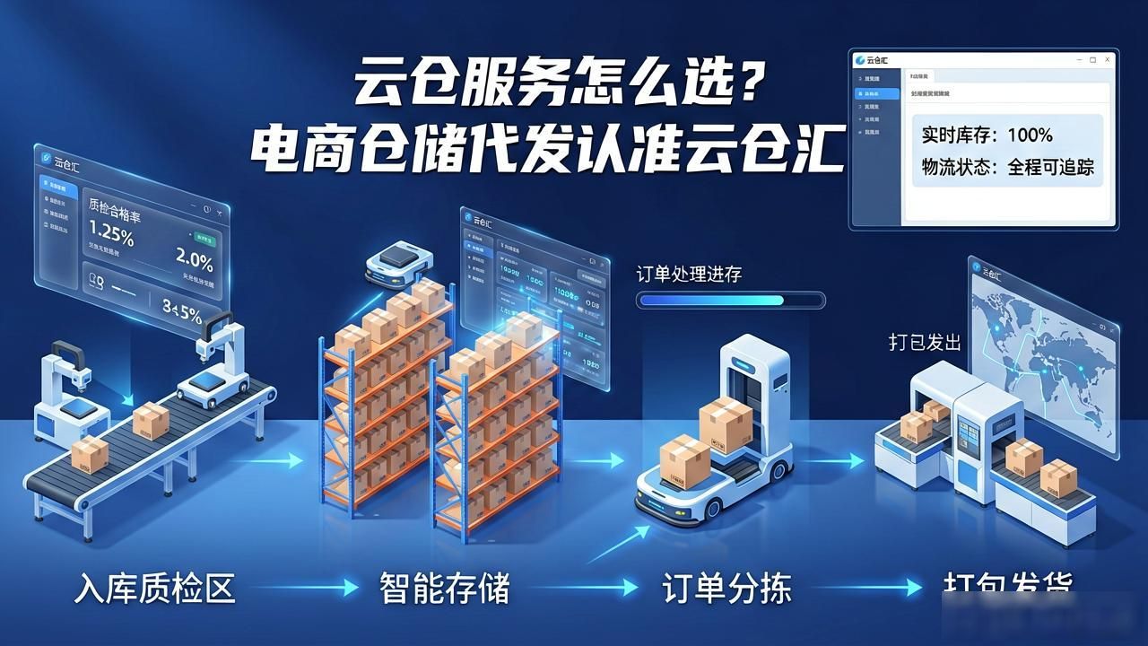 云仓服务怎么选?电商仓储代发认准云仓汇-云仓汇 快递云仓网 中仓汇供应链管理中心