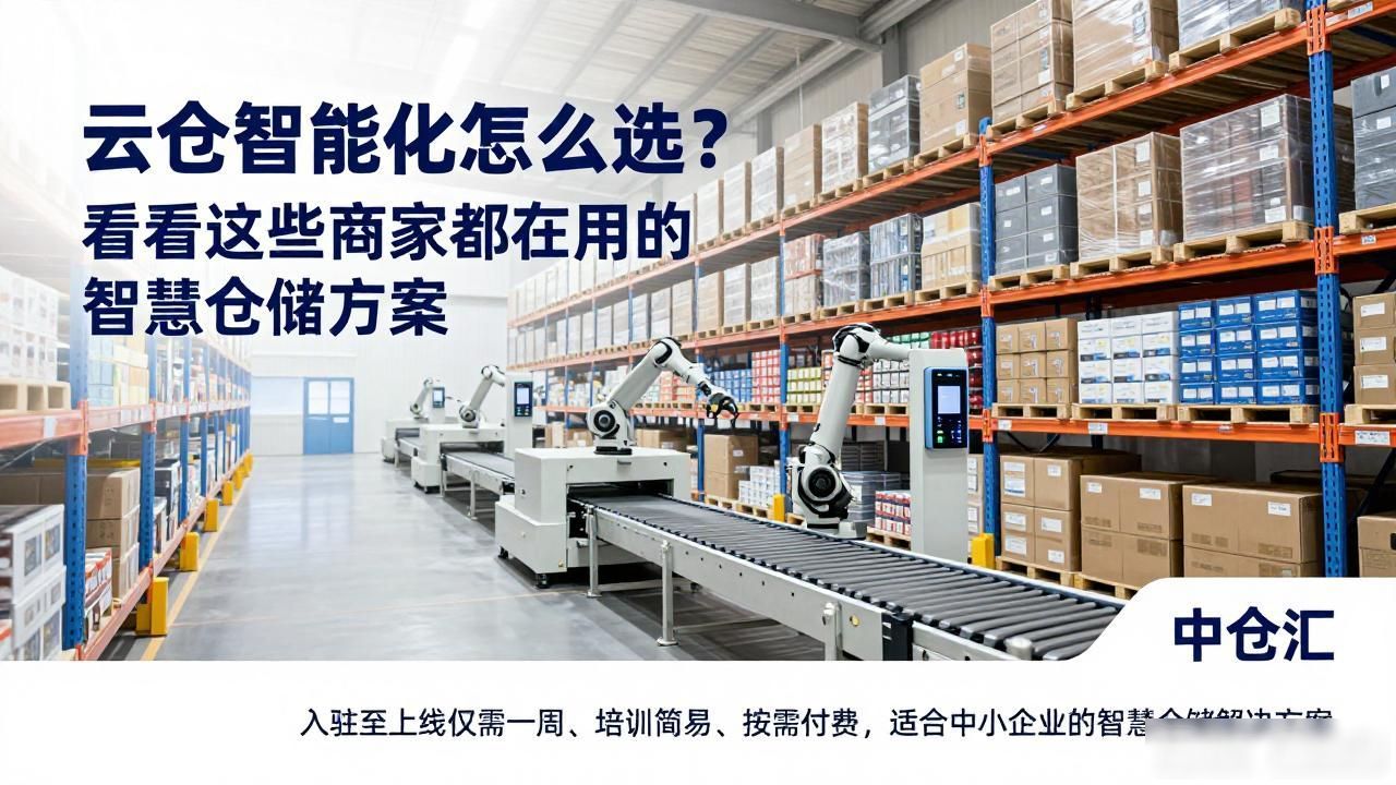 云仓智能化怎么选？看看这些商家都在用的智慧仓储方案-云仓汇 快递云仓网  中仓汇供应链管理中心
