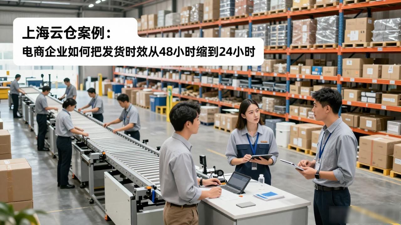 上海云仓案例：电商企业如何把发货时效从48小时缩到24小时-云仓汇 快递云仓网  中仓汇供应链管理中心